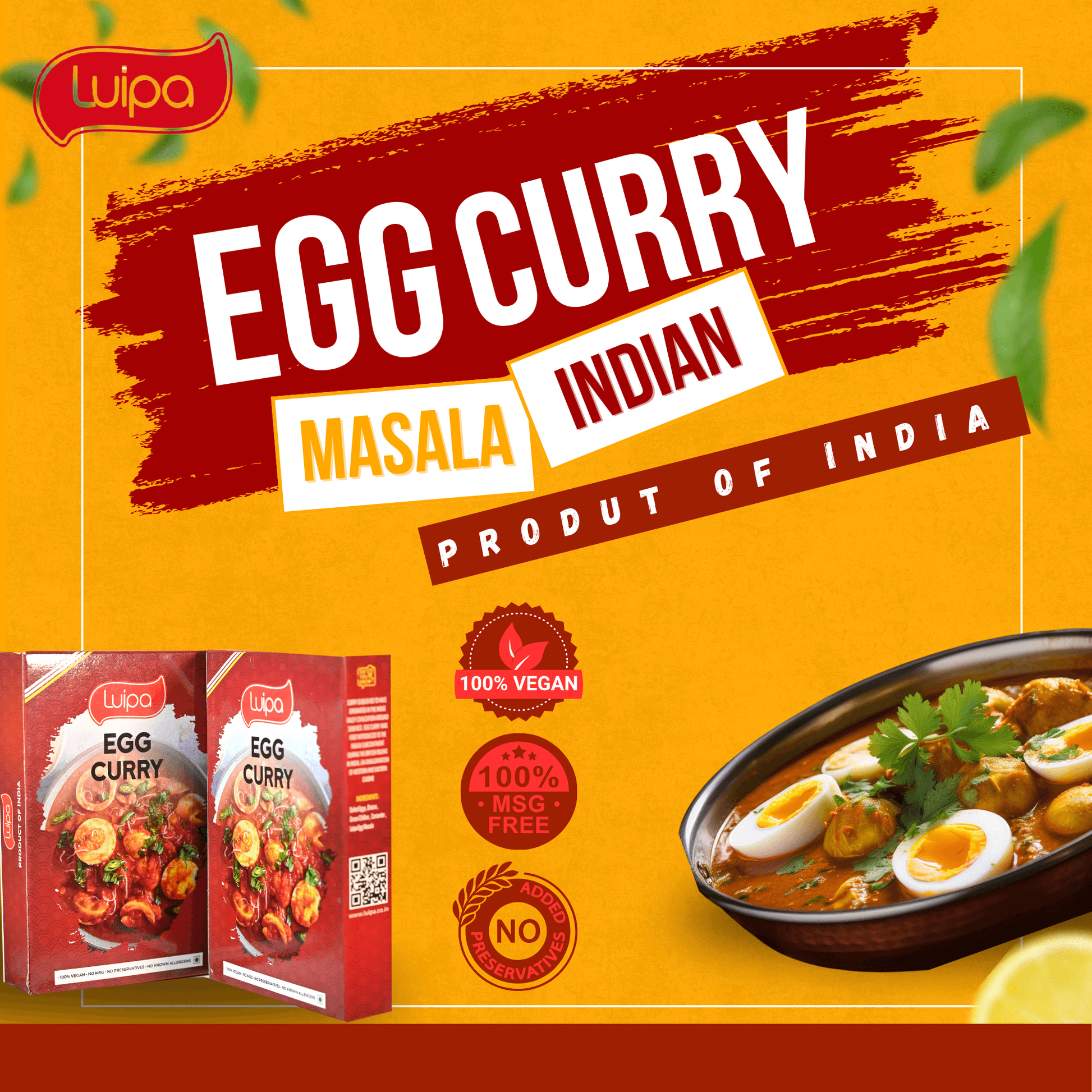 Luipa Egg Curry Masala 50g - product media