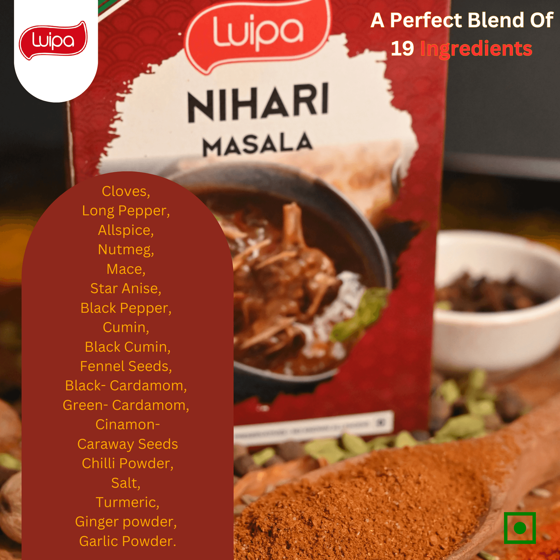 Luipa Nihari Masala 50g - product media