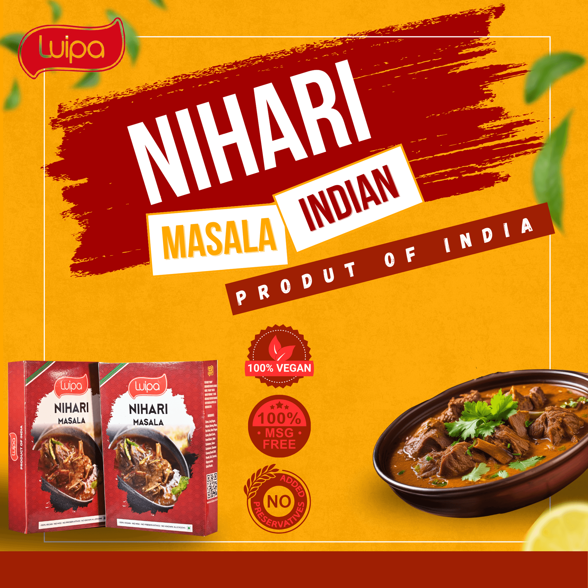 Luipa Nihari Masala 50g - product media